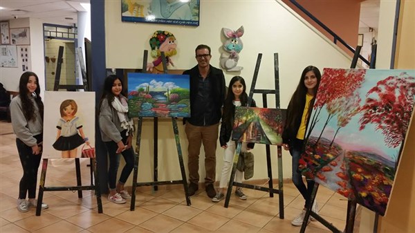 أفتتاح معرض الرسم القطري